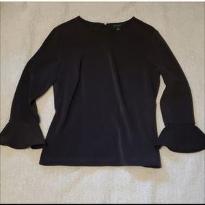 Worn a few times! ann taylor black top sz m